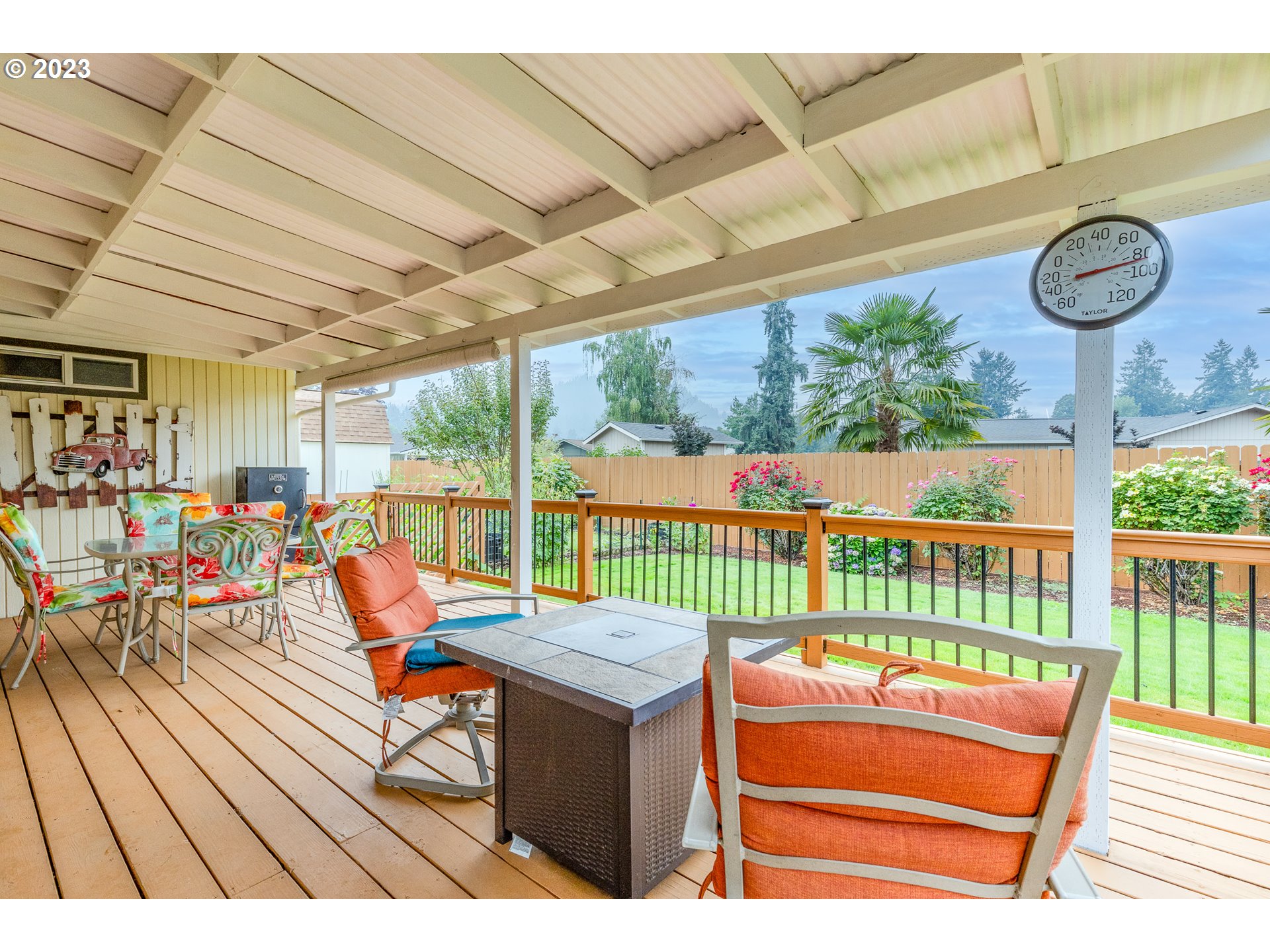316 70th Street Springfield, OR 97478 - Photo 19 of 25 a view of a chairs and tables in the balcony