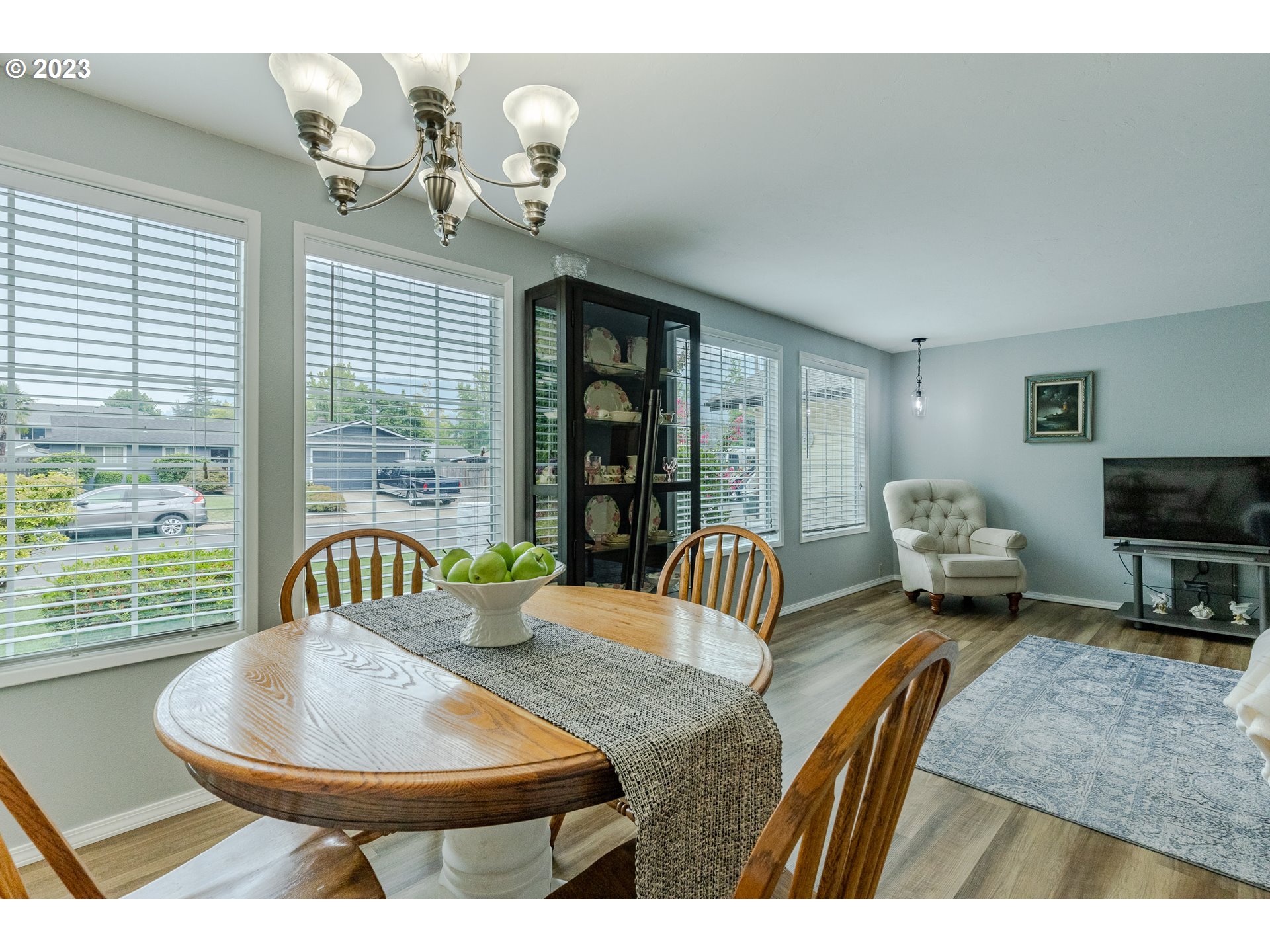 316 70th Street Springfield, OR 97478 - Photo 8 of 25 a view of a dining room with furniture window and outside view