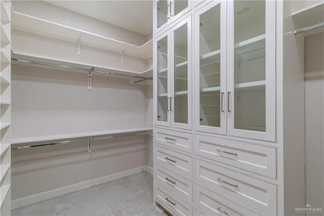 a view of walk in closet