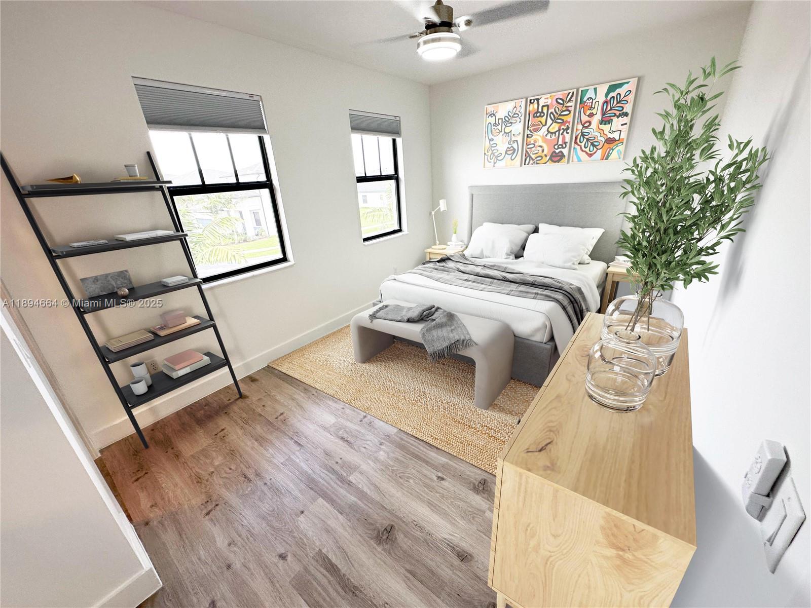 17394 Southwest 46th Street Miramar, FL 33029 - Photo 11 of 21 a bedroom with a bed and a window