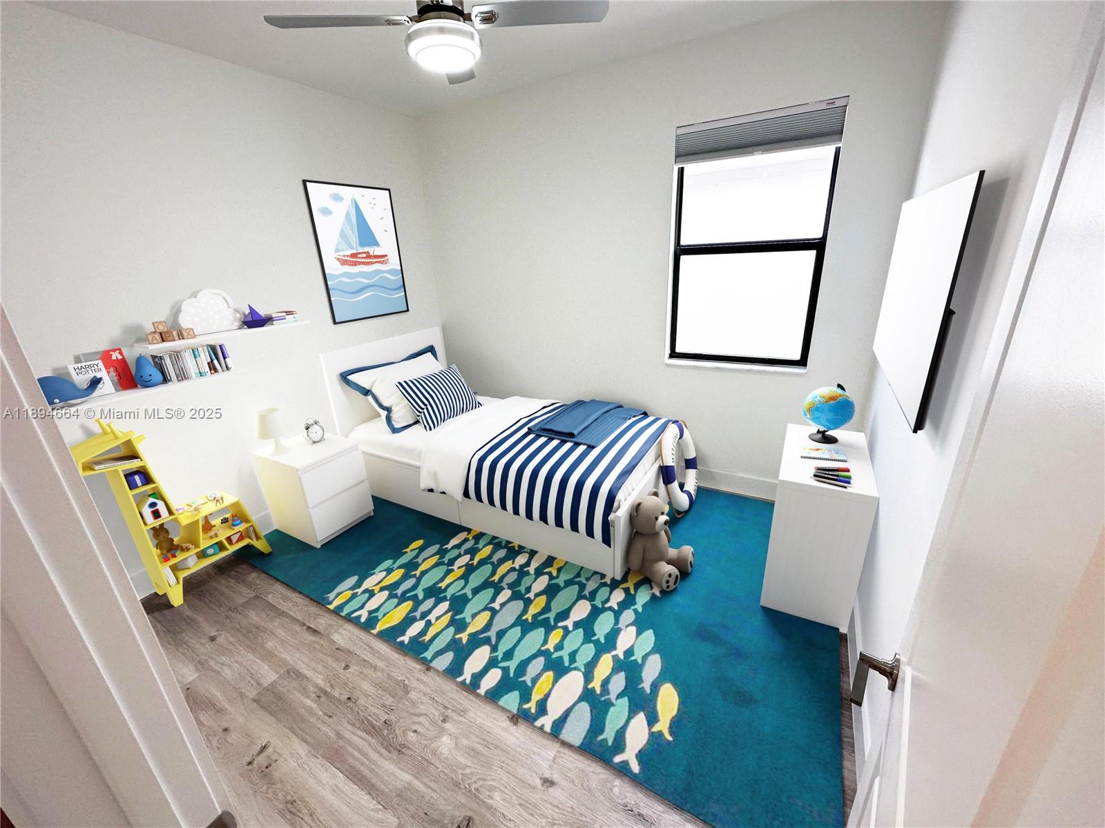 17394 Southwest 46th Street Miramar, FL 33029 - Photo 16 of 21 a bedroom with a bed and a window