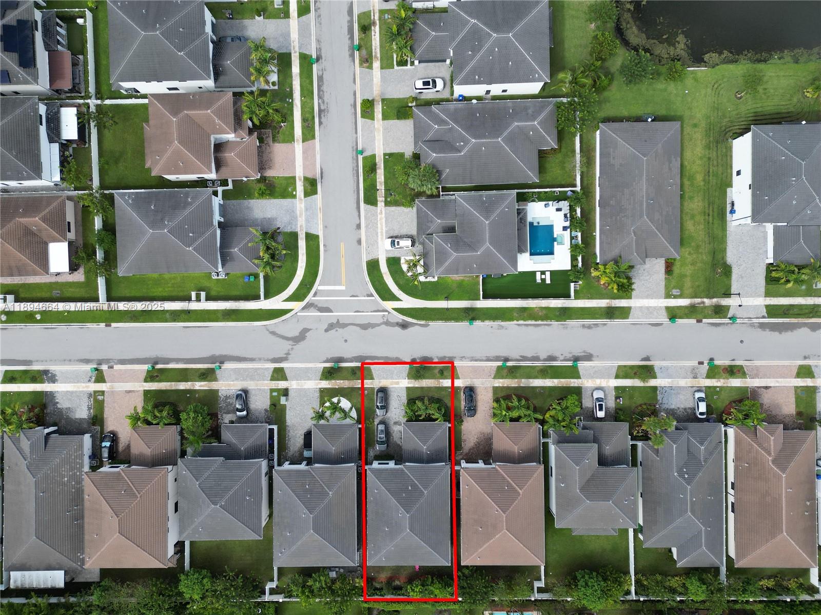 17394 Southwest 46th Street Miramar, FL 33029 - Photo 20 of 21 an aerial view of houses with outdoor space and parking