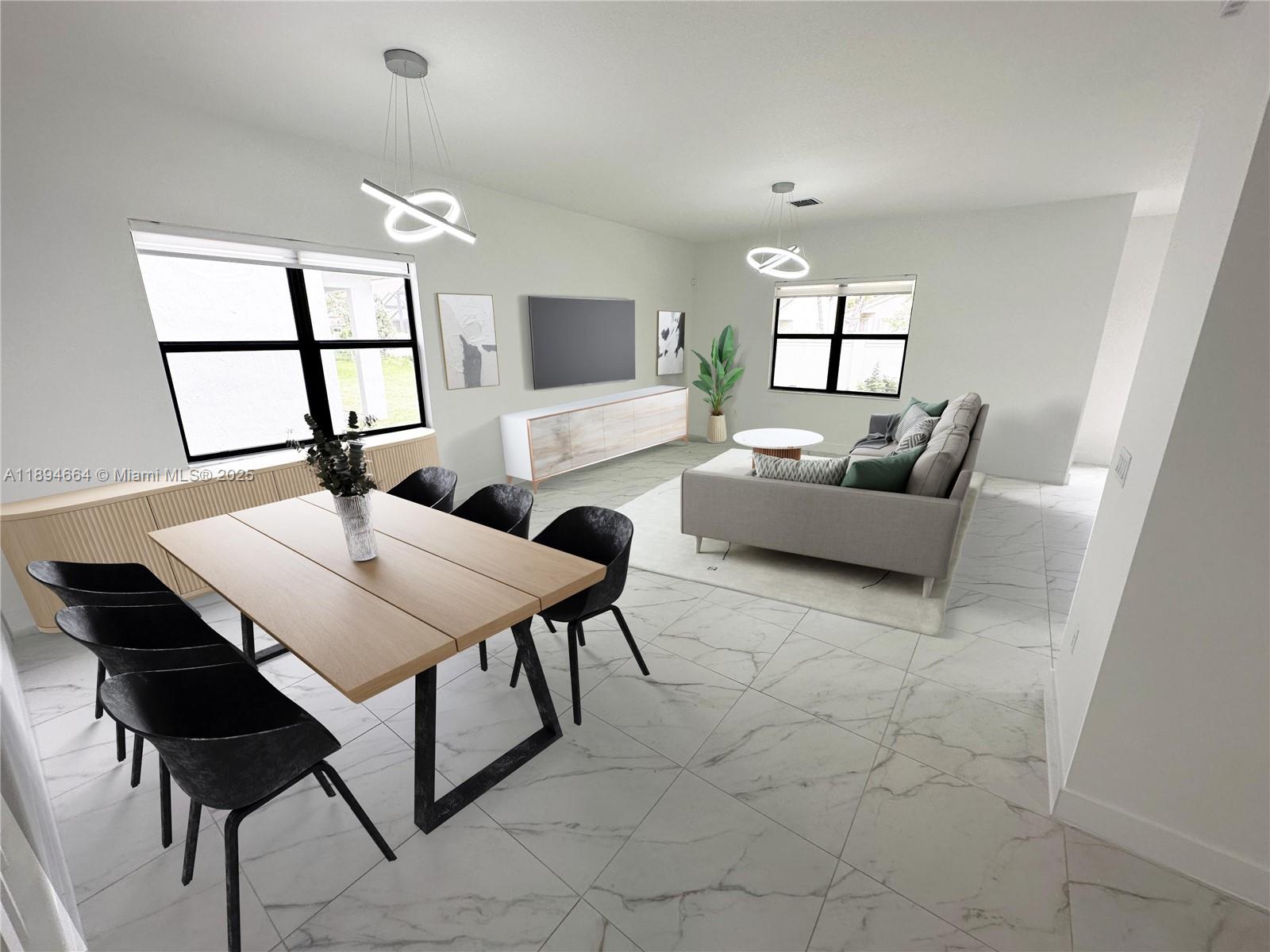 17394 Southwest 46th Street Miramar, FL 33029 - Photo 3 of 21 a living room with furniture and a window