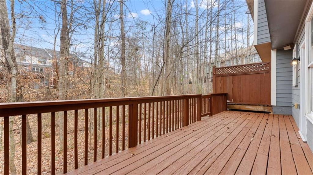 2620 Ridge Run Trail Duluth, GA 30097 - Photo 6 of 34 a view of wooden balcony with wooden floor