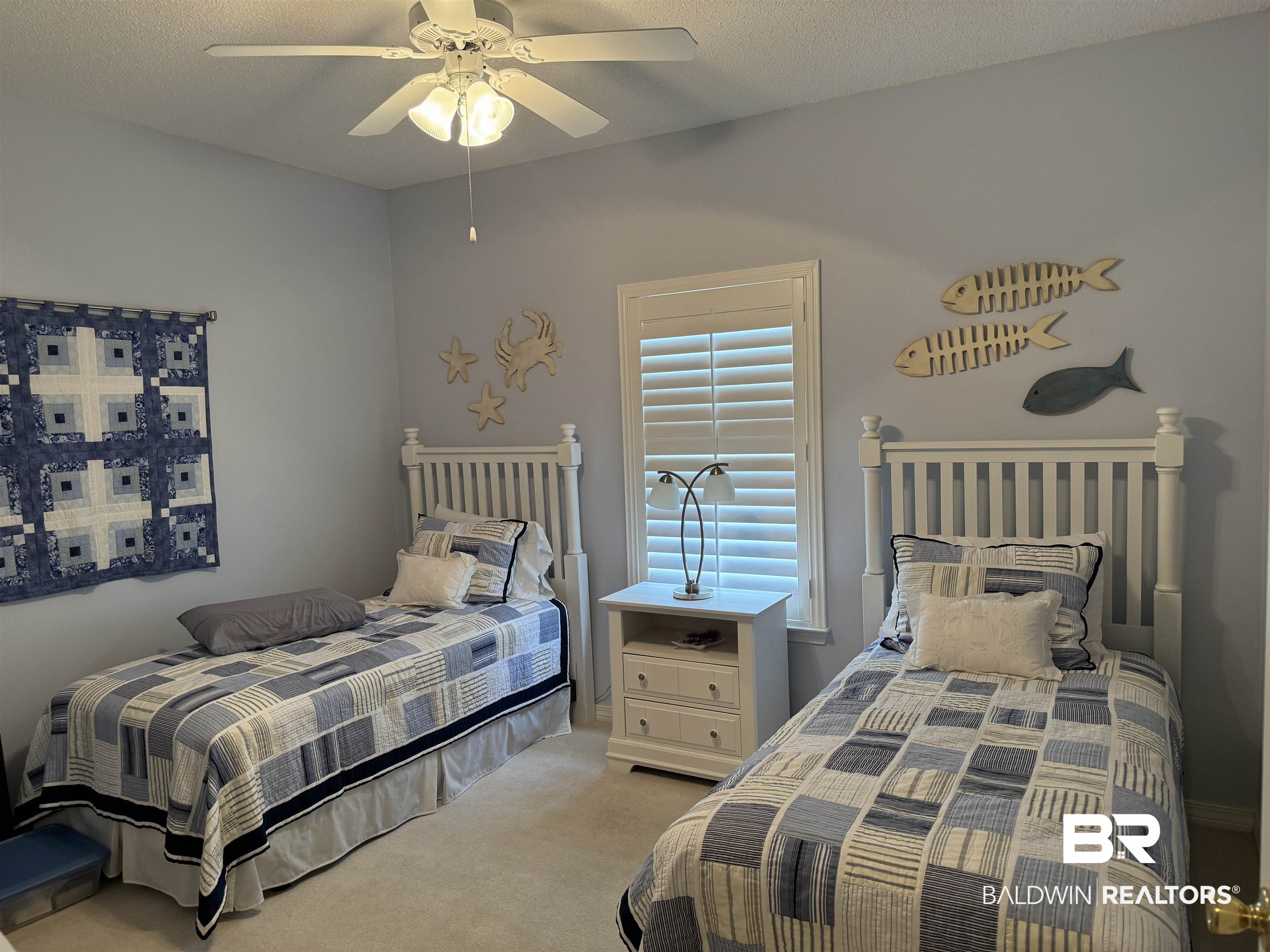 9139 Clubhouse Drive Foley, AL 36535 - Photo 25 of 30 Carpeted bedroom with a textured ceiling and ceiling fan