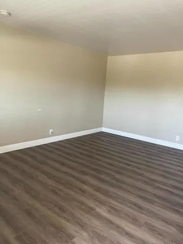 wooden floor in a room