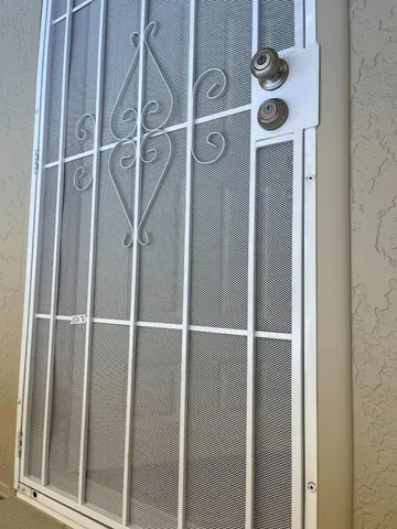 a close view of walk in closet