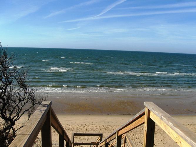45 Boreen Road Eastham, MA 02642 - Photo 5 of 22 a view of an ocean from a balcony