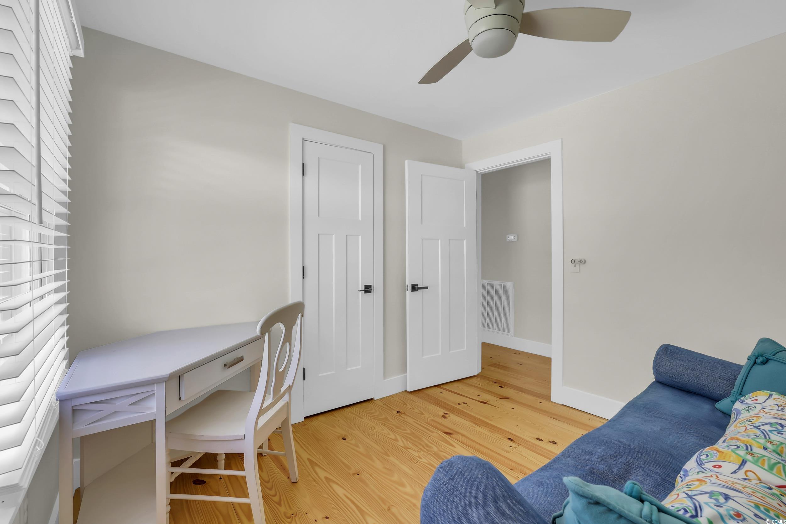 485 County Rd S-22-592 Georgetown, SC 29440 - Photo 15 of 40 Home office with light wood finished floors and ceiling fan