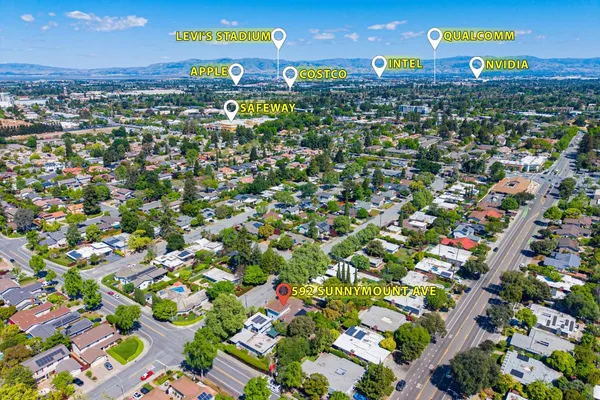 $2,980,000 | 592 Sunnymount Avenue, Sunnyvale, CA 94087