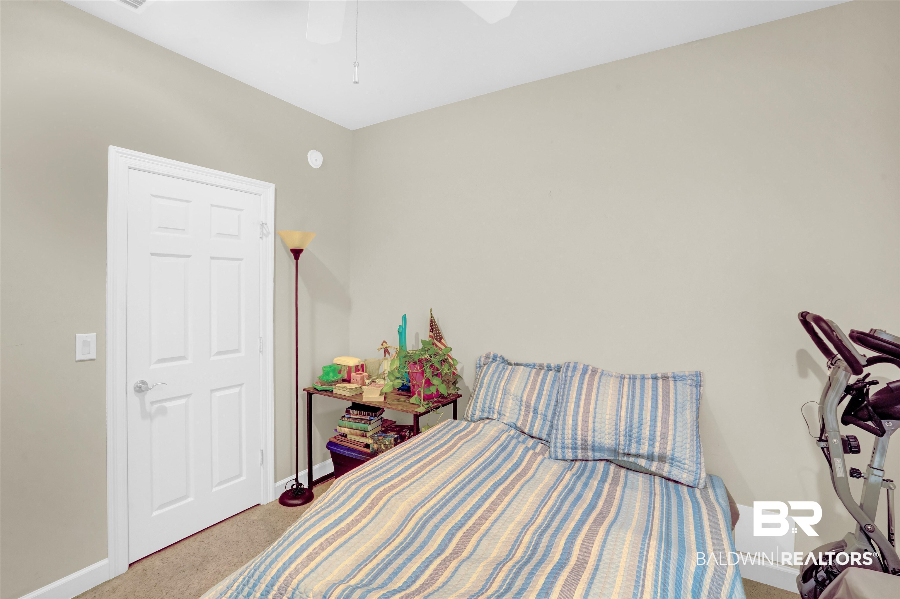 10951 Driver Court Fairhope, AL 36532 - Photo 34 of 46 Bedroom with ceiling fan and carpet floors