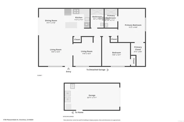 $979,000 | 1730 Pleasantdale Drive, Encinitas, CA 92024