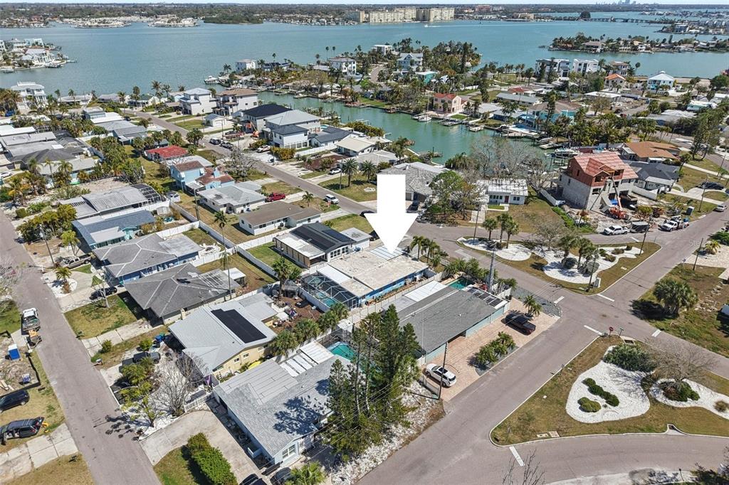 204 160th Avenue Redington Beach, FL 33708 - Photo 31 of 32 an aerial view of a city with lots of residential buildings