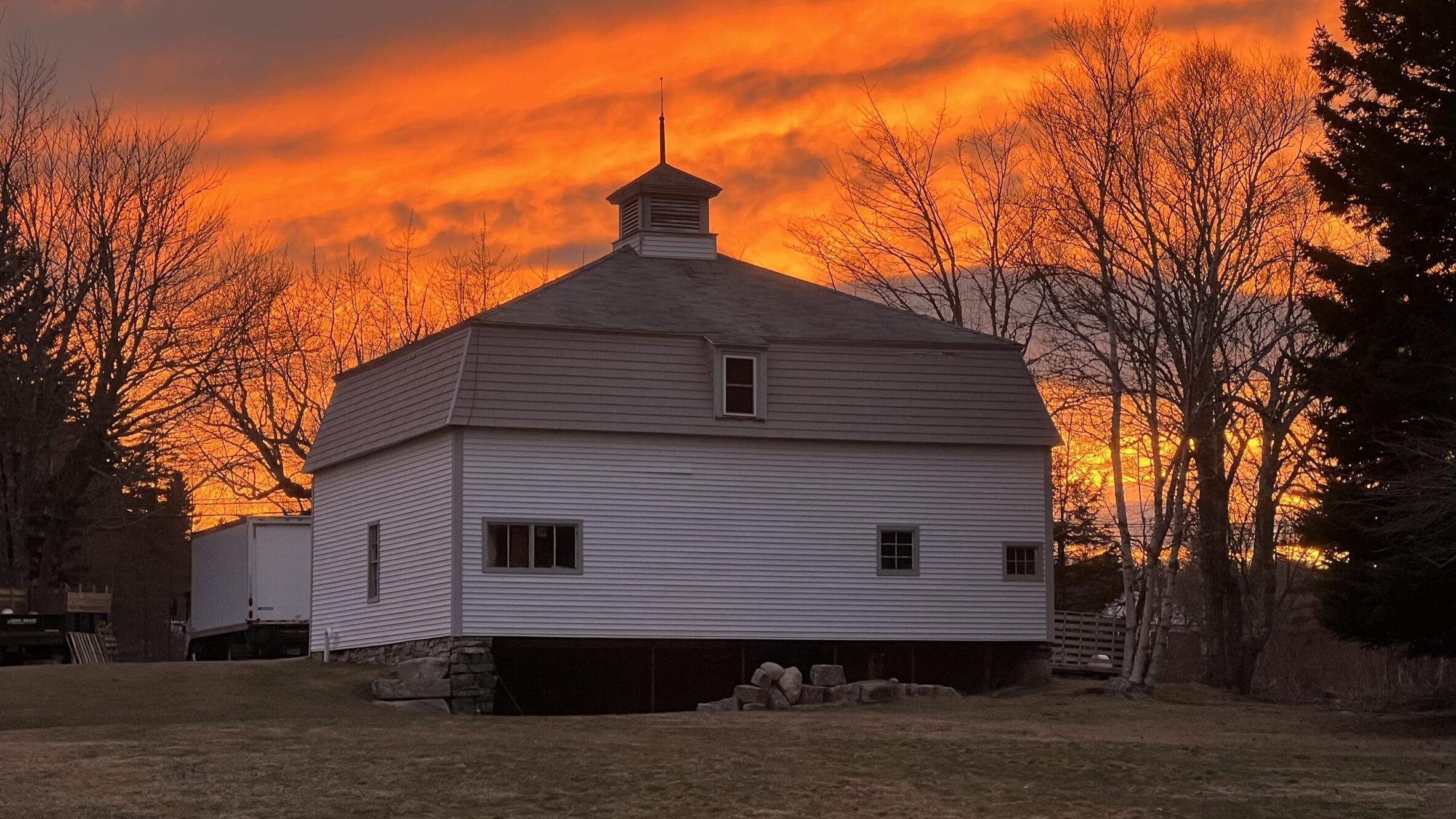 80 Main Street Prospect Harbor, ME 04669 - Photo 9 of 56 Sunset behind the barn
