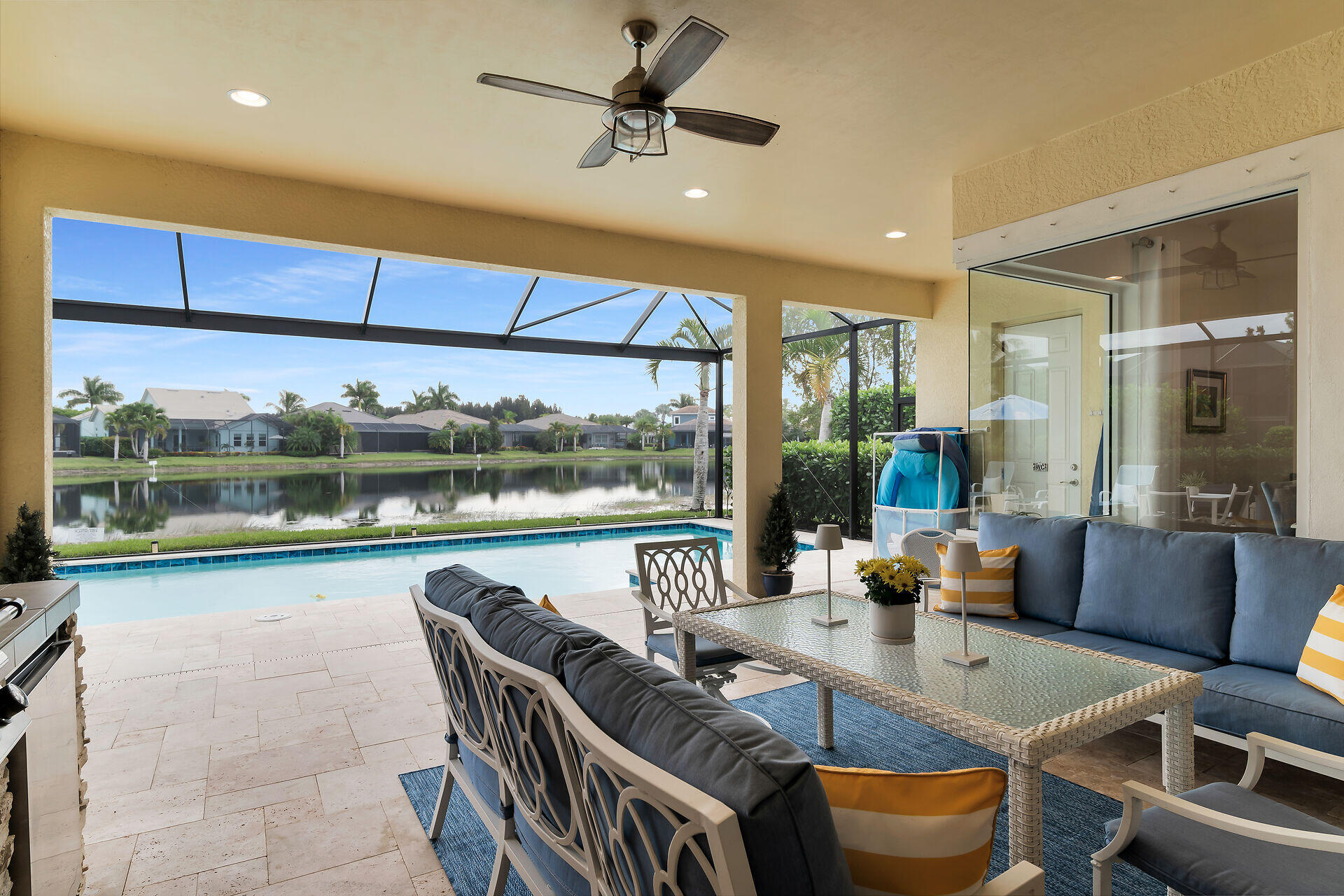 14730 Nautilus Place Naples, FL 34114 - Photo 18 of 56 a view of a dining room with furniture window and outside view