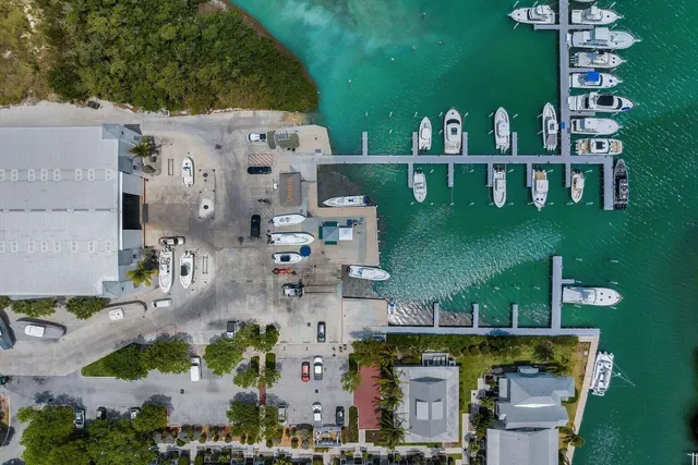 an aerial view of multiple houses with outdoor space