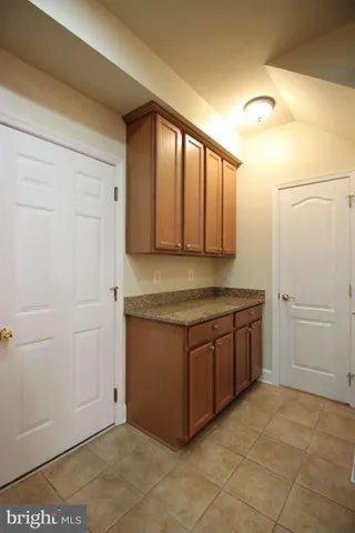 a view of cabinets and entryway