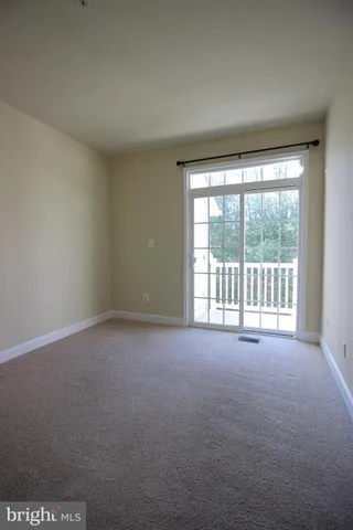 a view of a big room with an empty room