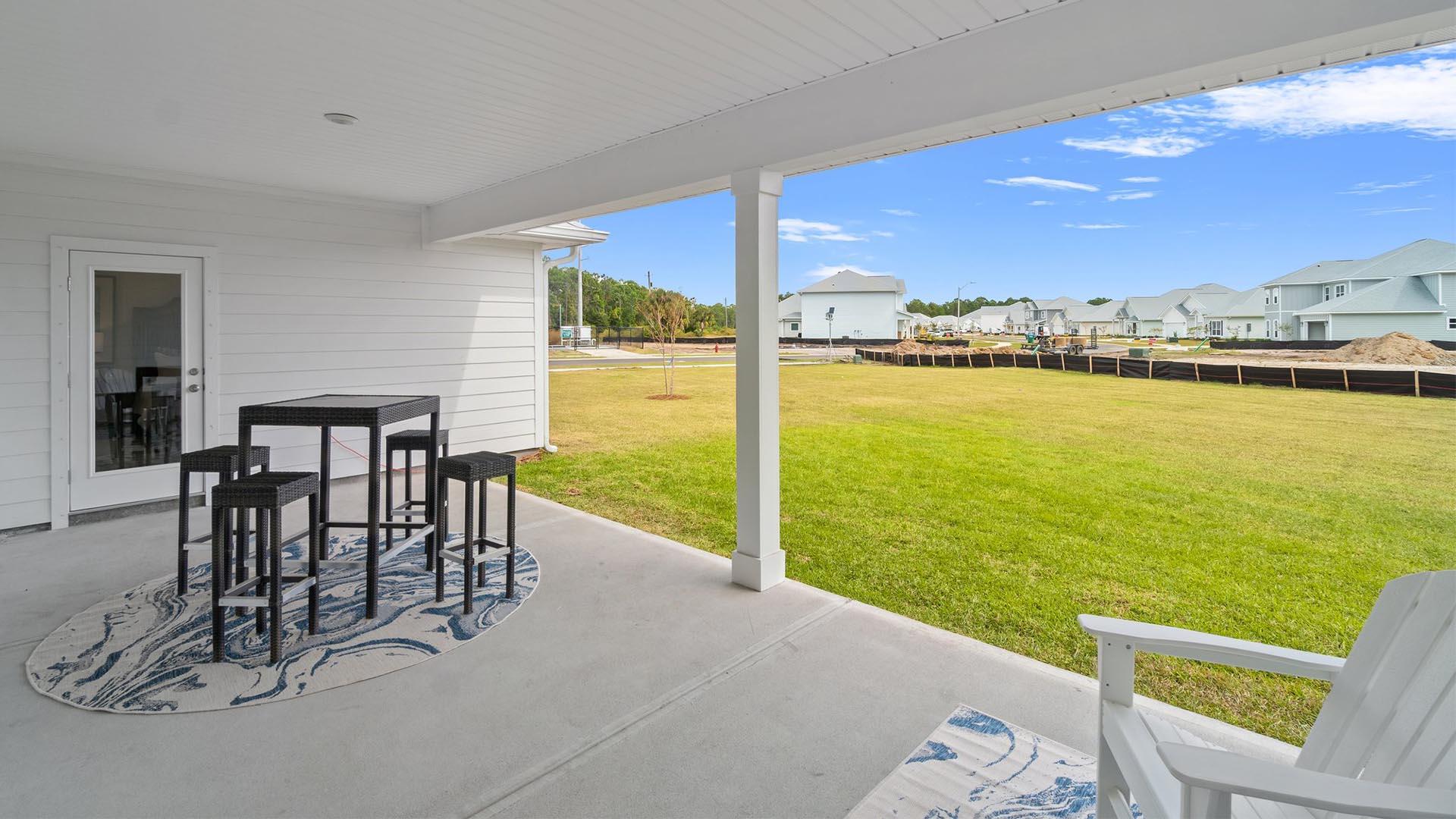 49 West Farm Owl Drive Freeport, FL 32439 - Photo 31 of 32 a view of a balcony with an ocean