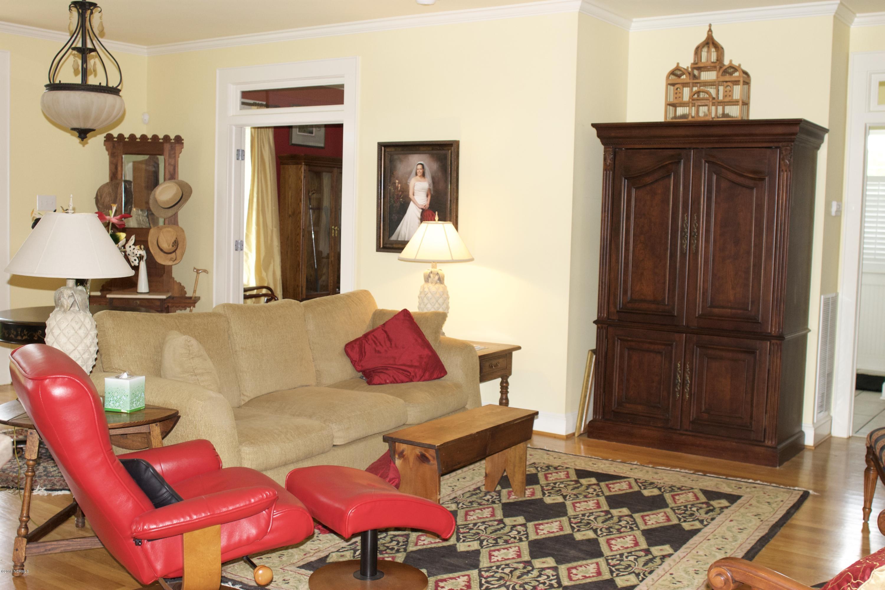 613 Academy Heights Road Kinston, NC 28504 - Photo 40 of 49 Cozy den with stone fireplace