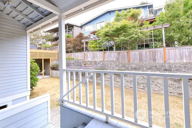 9340 45th Avenue Southwest Seattle, WA 98136 - Photo 16 of 33 a view of balcony with small garden