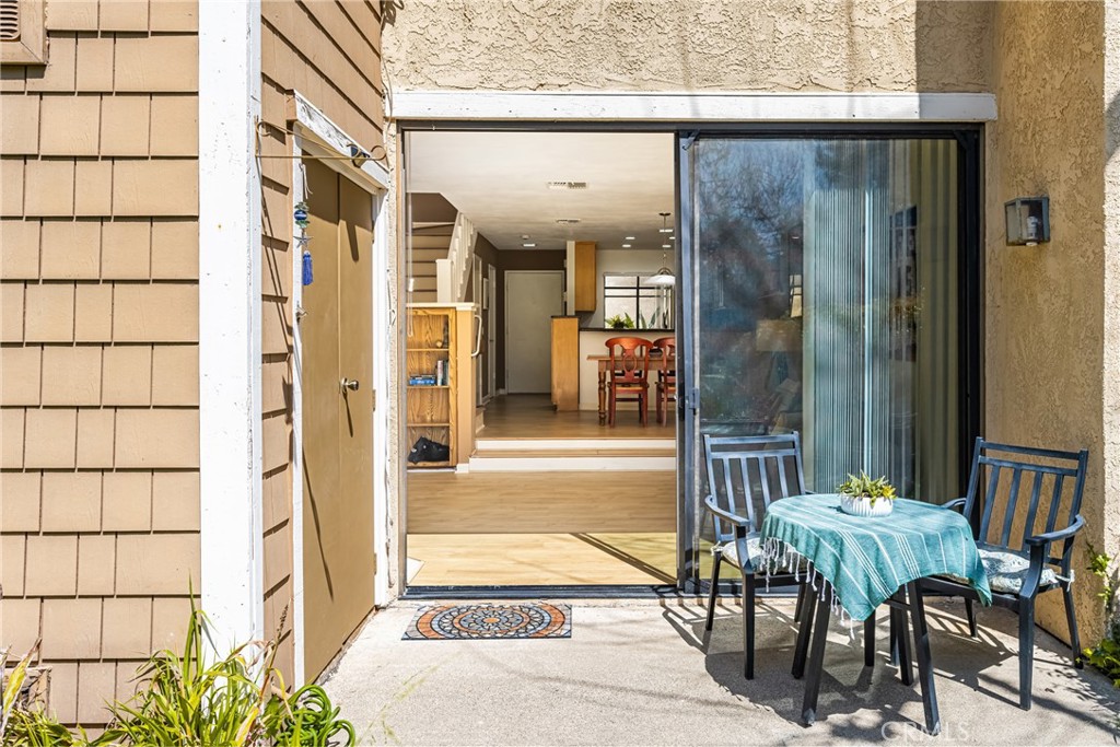179 Pineview Irvine, CA 92620 - Photo 17 of 51 Looking back into the home, outdoor storage closet with washer and dryer on left.