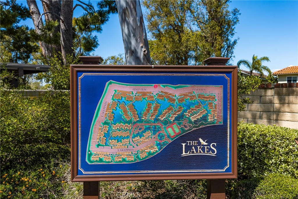 179 Pineview Irvine, CA 92620 - Photo 40 of 51 Map of The Lakes.
