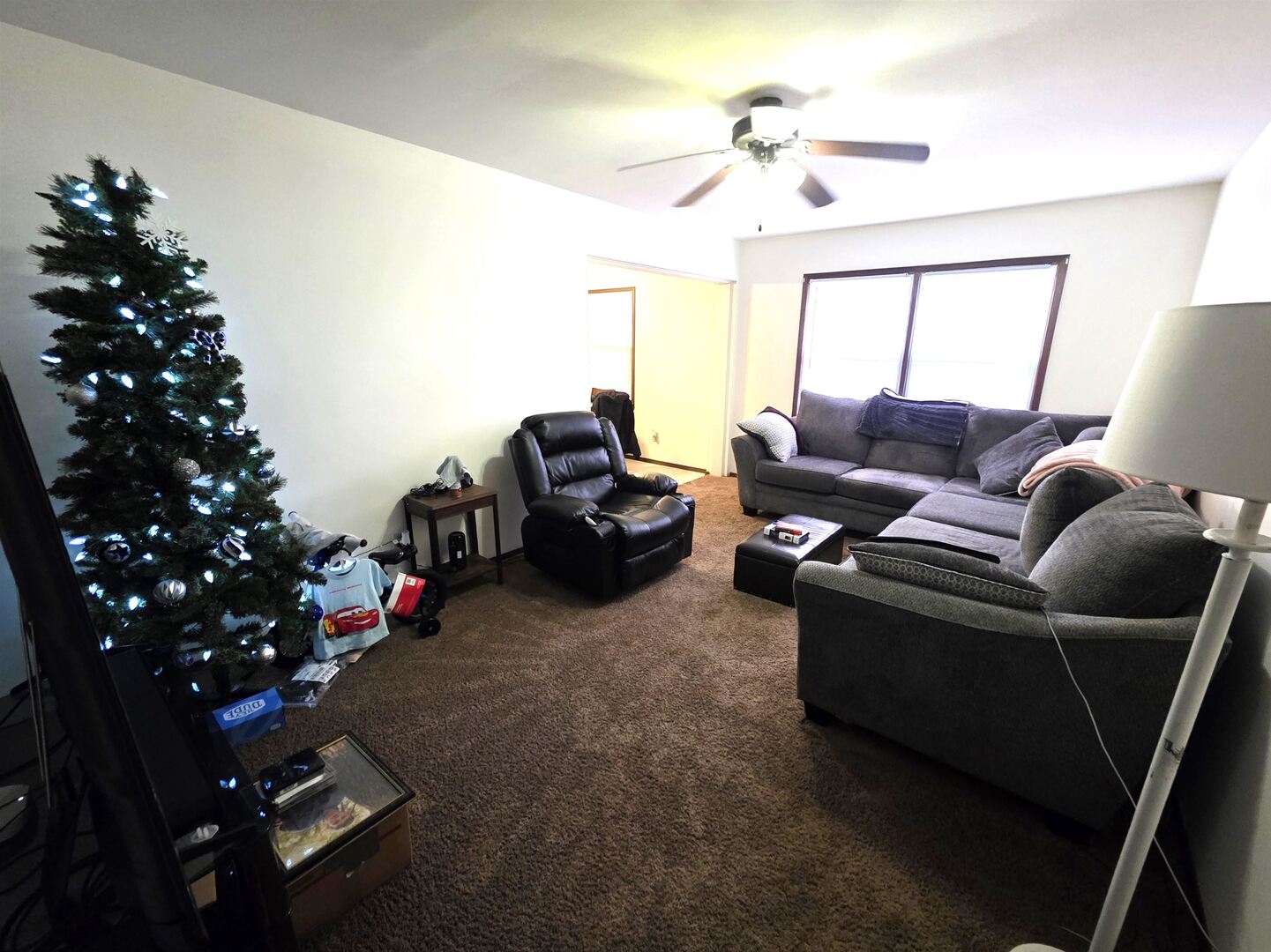 331 West Main Street Olney, IL 62450 - Photo 36 of 58 a living room with furniture flowers and a window