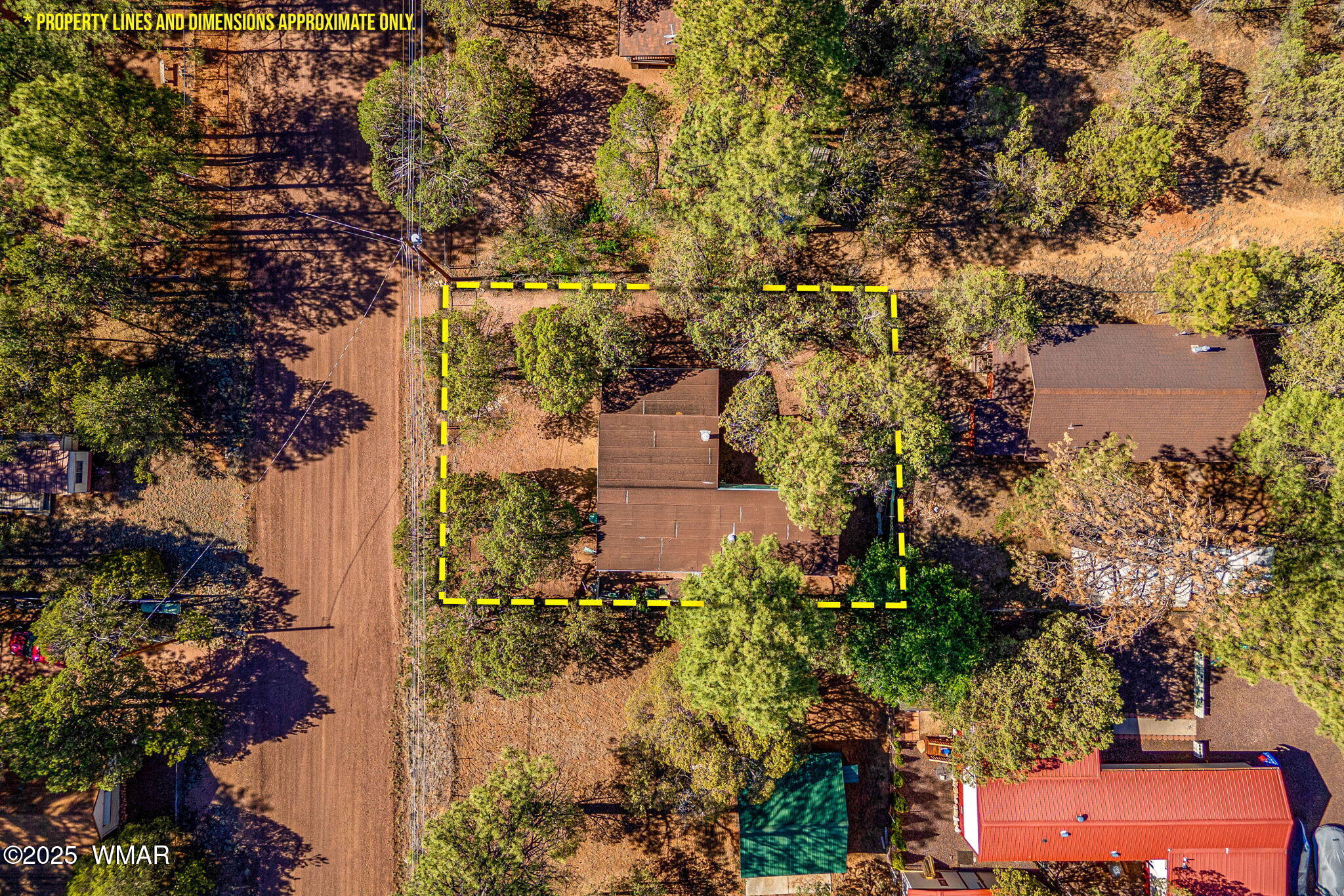 2888 Dale Road Overgaard, AZ 85933 - Photo 27 of 31 an aerial view of residential house with outdoor space