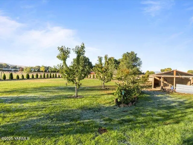 a view of a house with a big yard