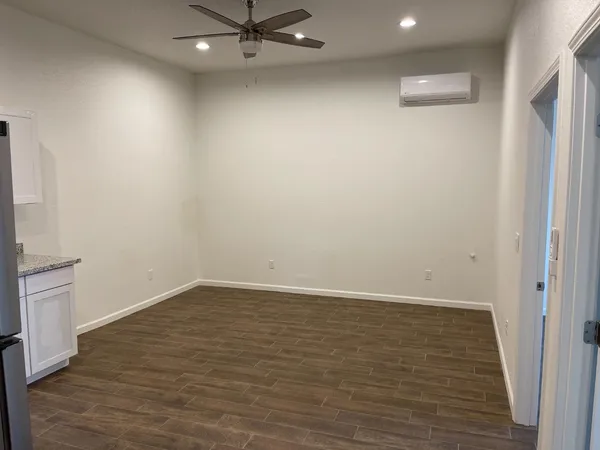 wooden floor in an empty room