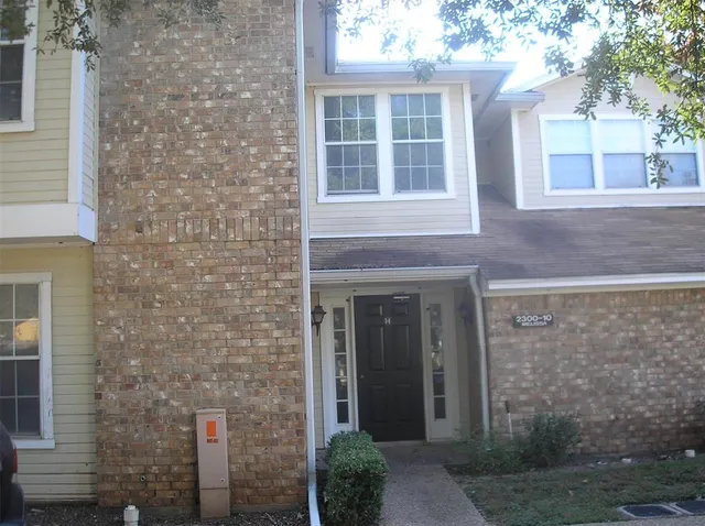 a view of a brick house