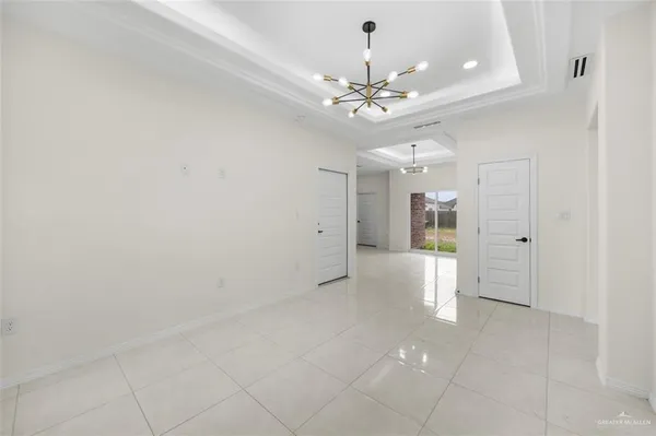 a view of an empty room