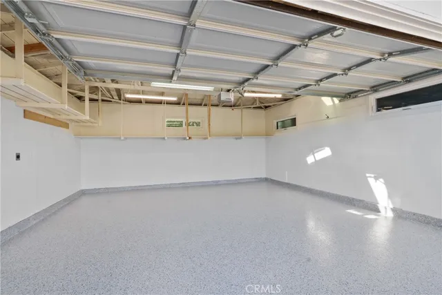 a view of a room with racks