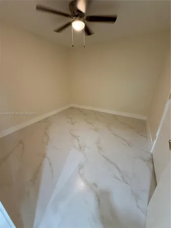 a view of a room with an empty space
