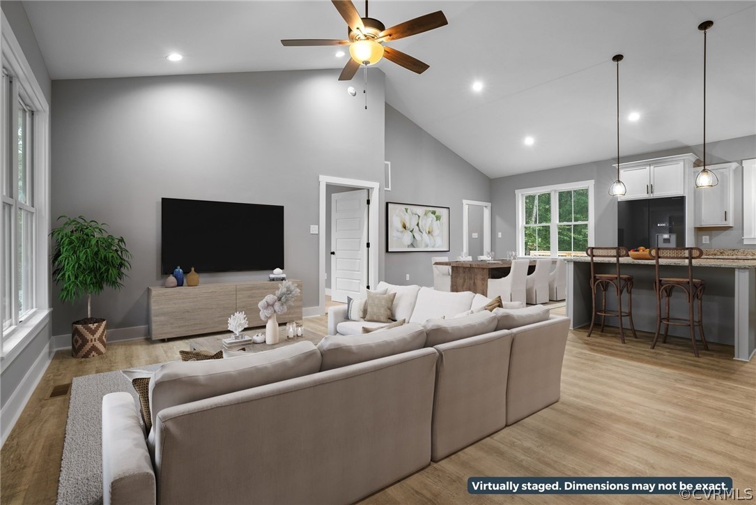 4724 Country Club Road La Crosse, VA 23950 - Photo 11 of 17 a living room with furniture and a flat screen tv