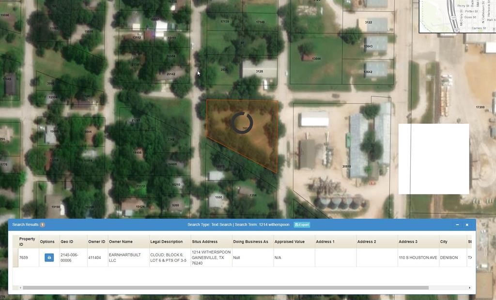 1214 Witherspoon Street Gainesville, TX 76240 - Photo 5 of 5 a black and white photo of a mirror