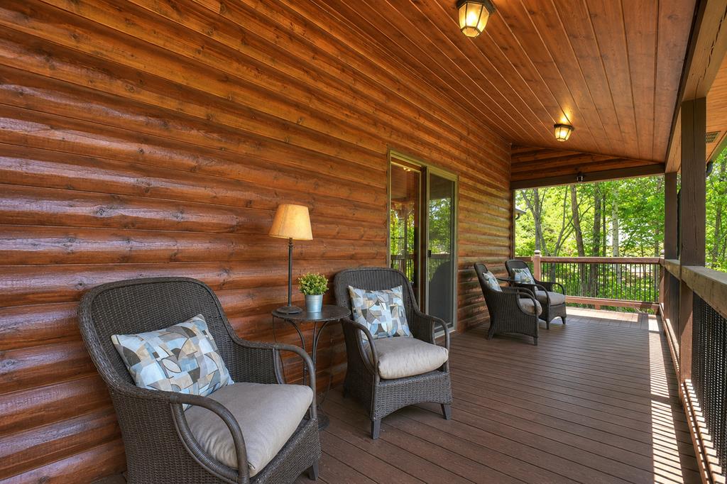 34 Dallas Lane Blue Ridge, GA 30513 - Photo 4 of 56 Main level covered porch area