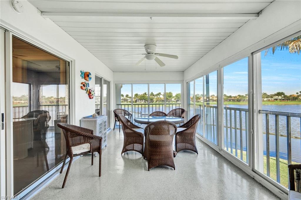14985 Rivers Edge Court, Unit 236 Fort Myers, FL 33908 - Photo 23 of 33 a view of a dining room with furniture window and outside view