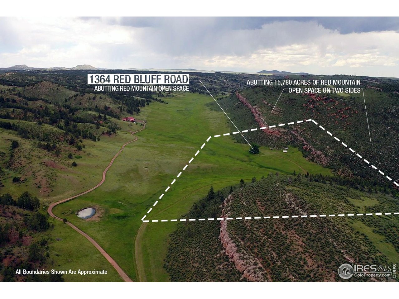 1364 Redbluff Road Livermore, CO 80536 - Photo 2 of 26 a view of a water pond