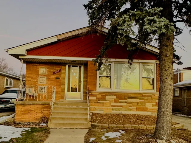 a view of a house with a door