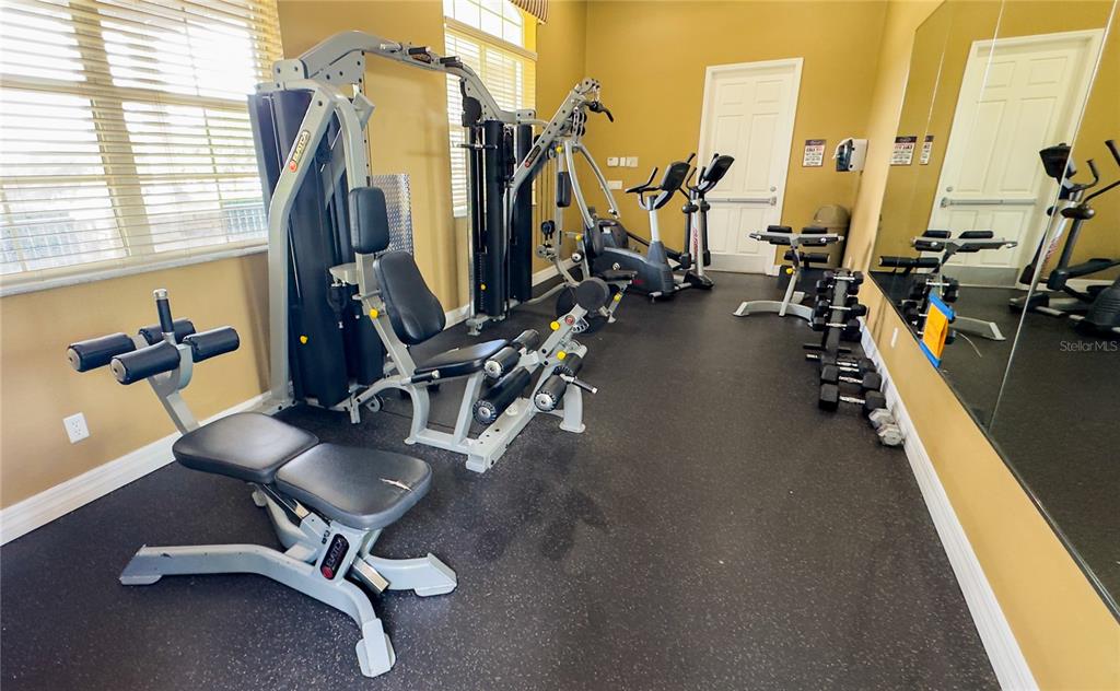 1217 Seburn Road Apopka, FL 32703 - Photo 57 of 61 a view of a room with gym equipment