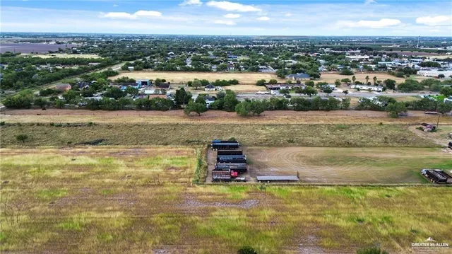 a view of a lake with a city