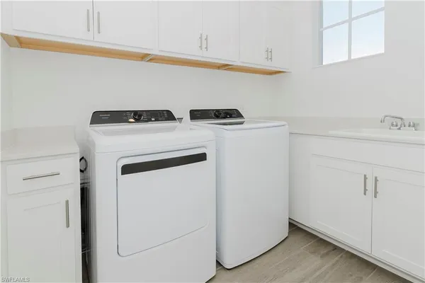 a view of a lake with a big yard