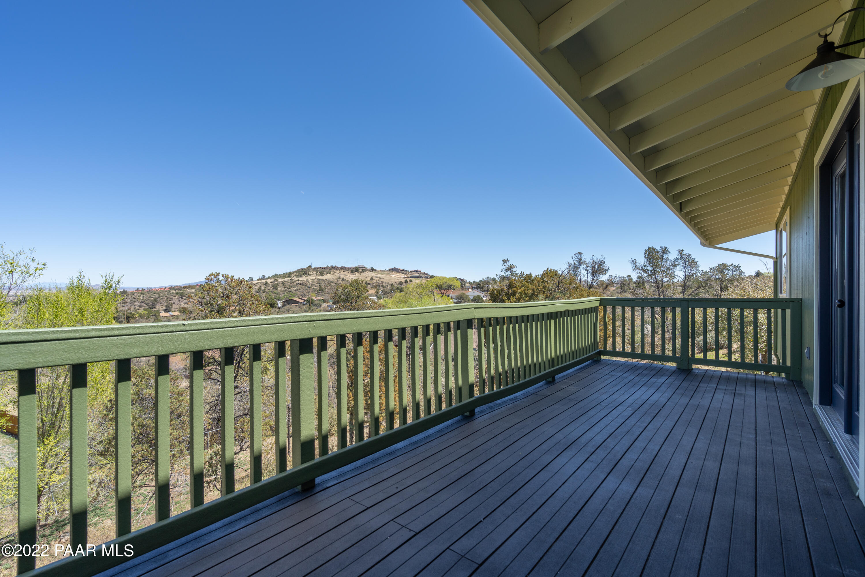 2615 Ridge Road Prescott, AZ 86301 - Photo 24 of 29 a view of a balcony with wooden floor
