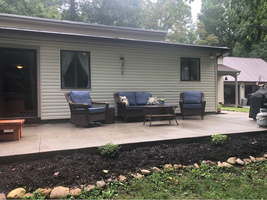 1097 Haw Ridge Road Piney Flats, TN 37686 - Photo 9 of 36 Back Patio off the Kitchen