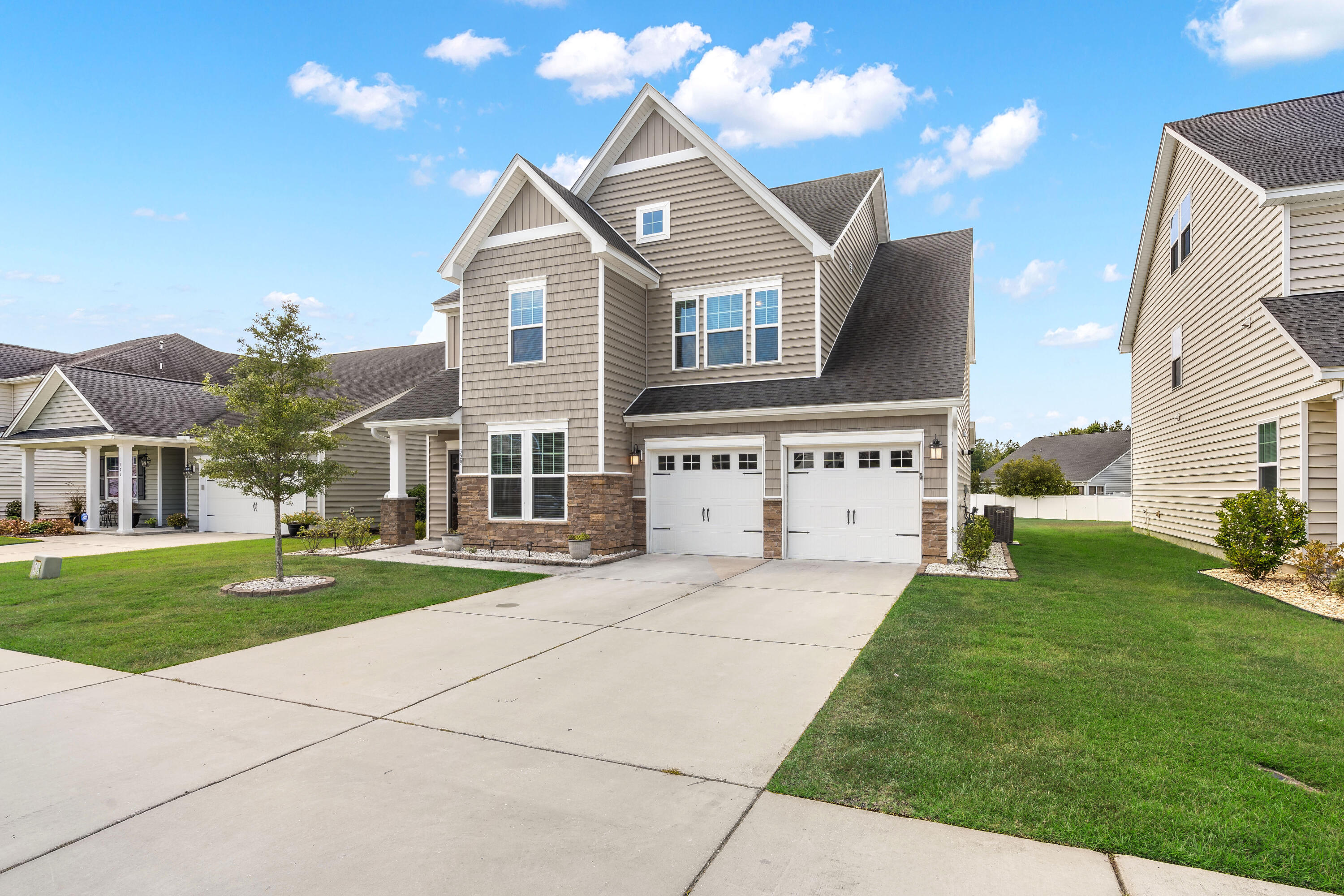 329 Bracken Fern Road Moncks Corner, SC 29461 - Photo 2 of 25 Street View Featuring 2 Car Garage