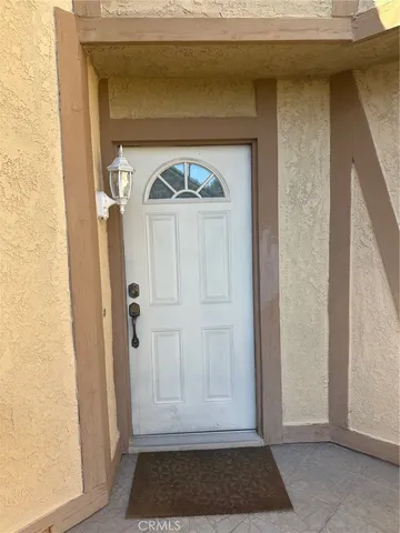 a view of front door