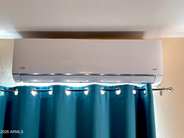 a close view of washer and dryer