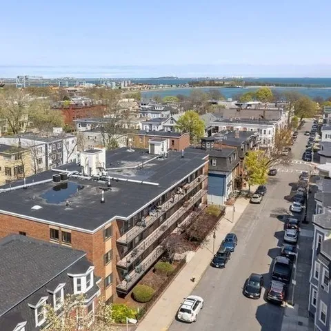 a view of city and ocean